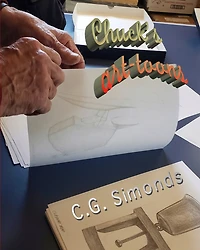 Chuck's Art-Toons: 1st Edition/LARGE FORMAT PAPERBACK b&w-40 Years of Puns & Dystopian Humor