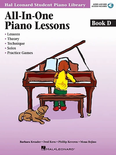 All-in-one Piano Lessons Book D