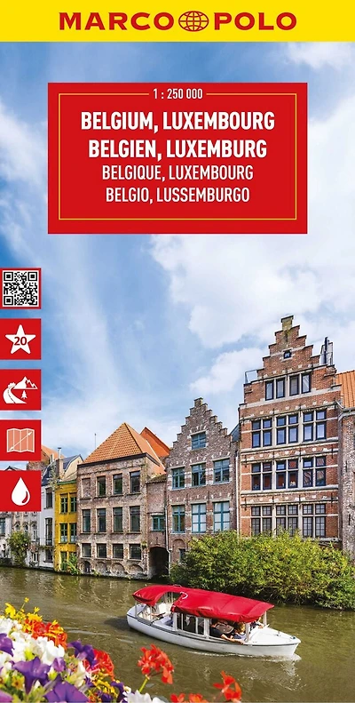 Belgium Luxemburg Marco Polo Map