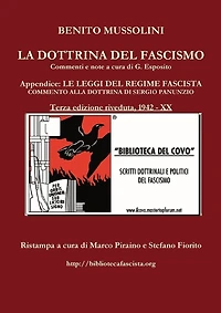LA DOTTRINA DEL FASCISMO - terza edizione riveduta