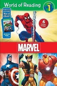 World of Reading Marvel Boxed Set: Level 1 | Purchase Includes Marvel eBook!