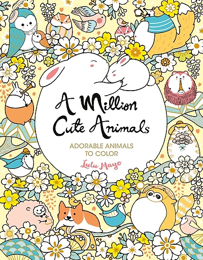 A Million Cute Animals: Adorable Animals To Color