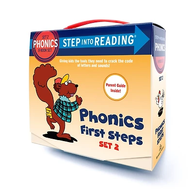 Step into Reading Set 2 Phonics First Steps Box Set: Includes 8 easy-to-decode books and Parent Guide