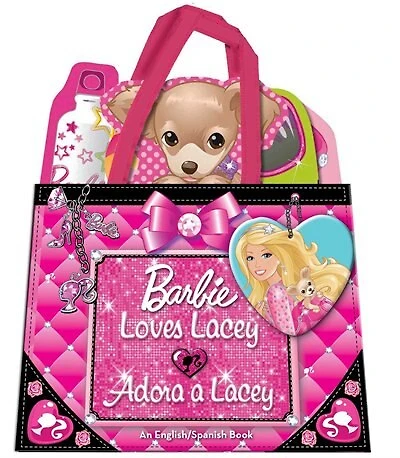 Barbie Loves Lacey/Adora a Lacey: An English/Spanish Book