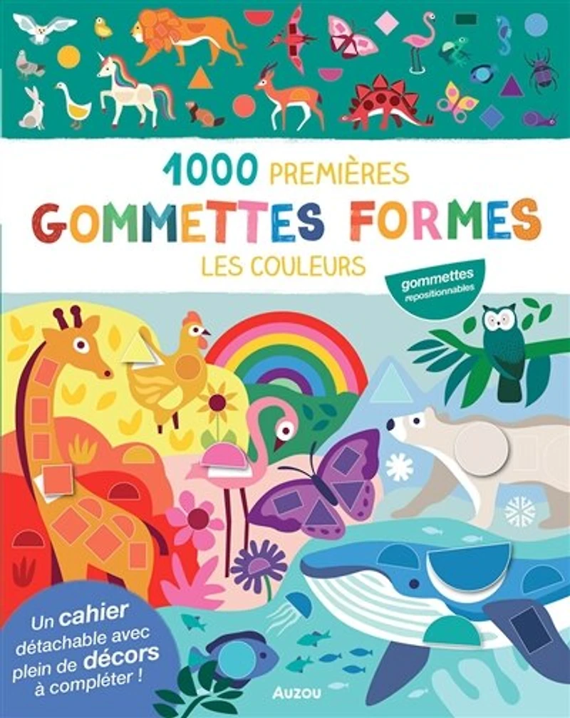 1000 premières gommettes formes: Les couleurs