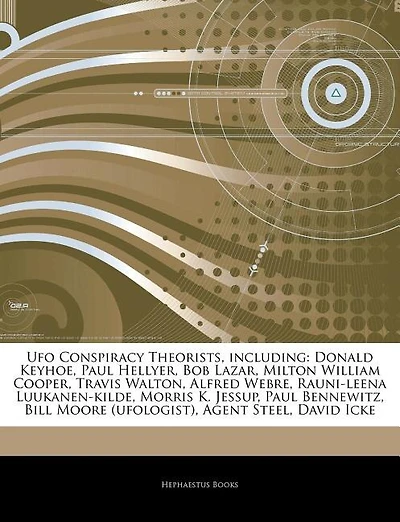Articles On Ufo Conspiracy Theorists, including: Donald Keyhoe, Paul Hellyer, Bob Lazar, Milton William Cooper, Travis Walton, Alfred Webre, Rauni-l