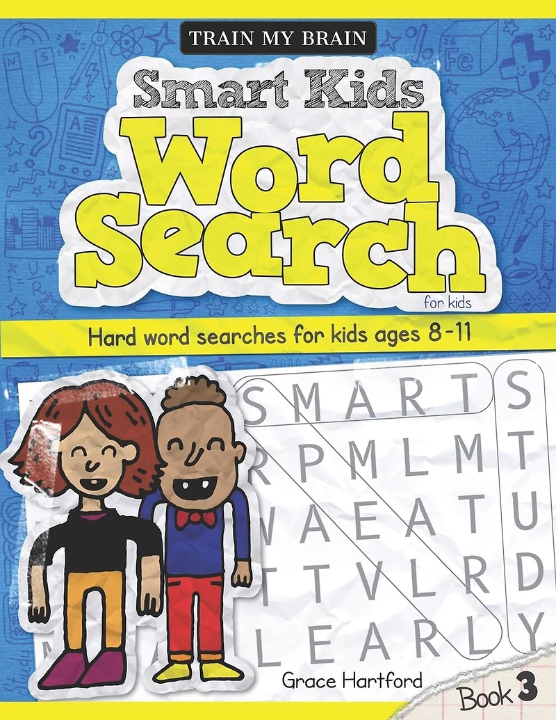 Smart Kids Word Search for Kids: Hard Word Searches for kids age 8 - 11 (Book 3)