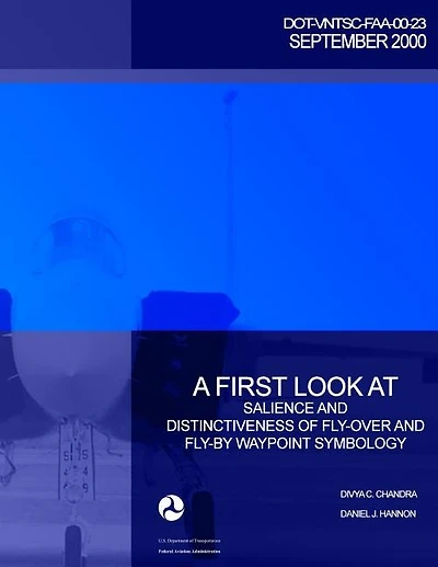 A First Look at Salience and Distinctiveness of Fly-Over and Fly-By Waypoint Symbology