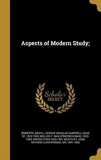 Aspects of Modern Study;