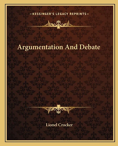 Argumentation And Debate