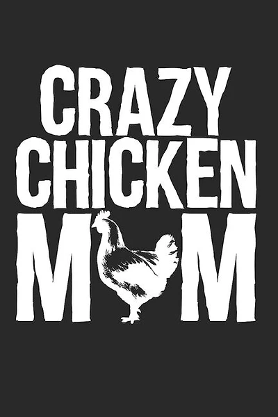 Crazy Chicken Mom: Monthly Planner Calendar Diary Organizer, 6x9 inches, Crazy Chicken Mom Chickens Hen Hens
