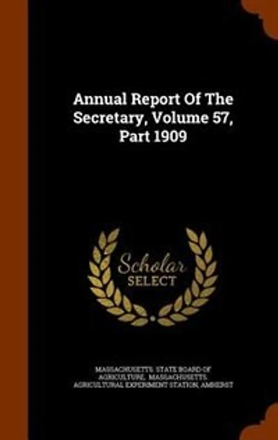 Annual Report Of The Secretary, Volume 57, Part 1909