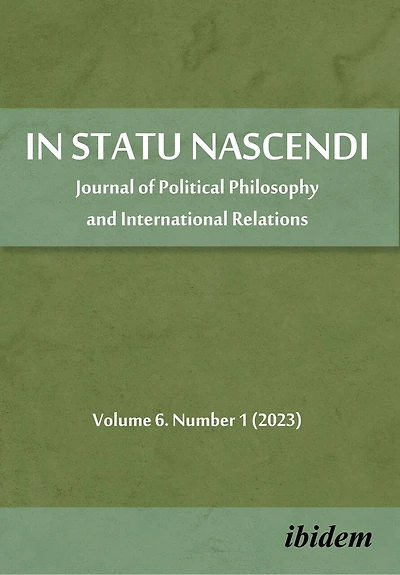 In Statu Nascendi: Special Edition: On Continental Philosophy No. 10 Volume 6. Number 1