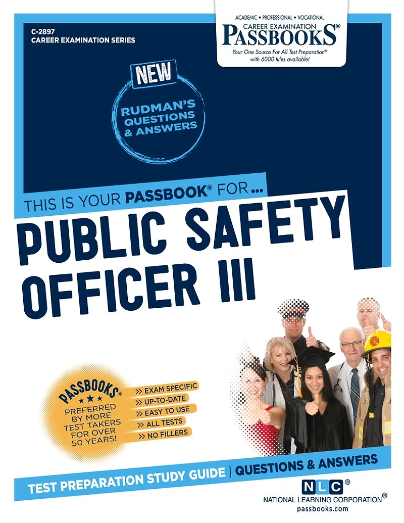 Public Safety Officer III (C-2897): Passbooks Study Guide