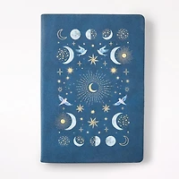 Ultra Flexi Faux Suede Journal, Celestial Midnight