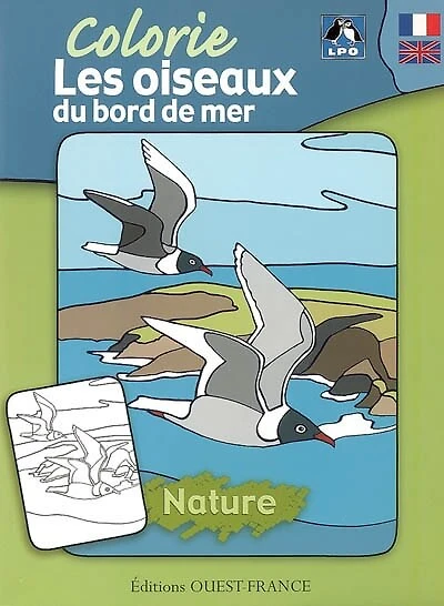 Je colorie les oiseaux du bord de mer