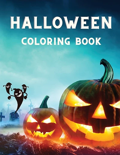 Halloween Coloring Book: For Grown Ups with Monsters, Pumpkins, Haunted Houses, and Witches │ Stress Relief Relaxation with Spooky coloring pages for Men and Women