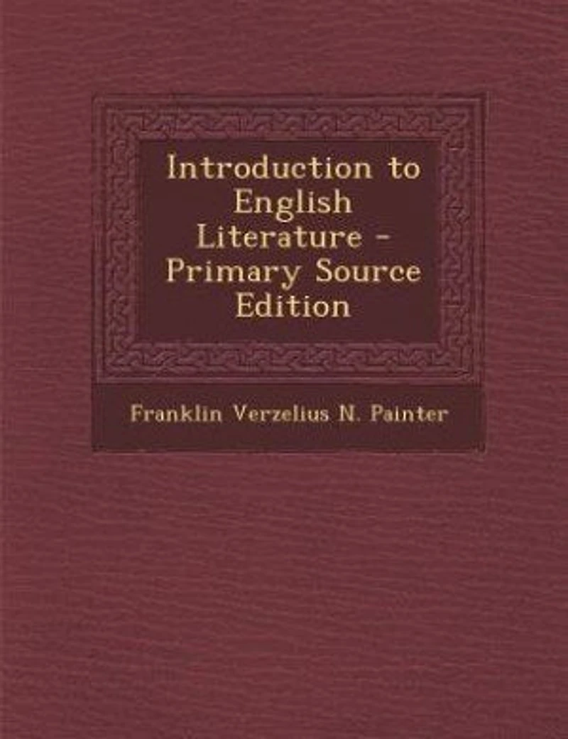 Introduction to English Literature..