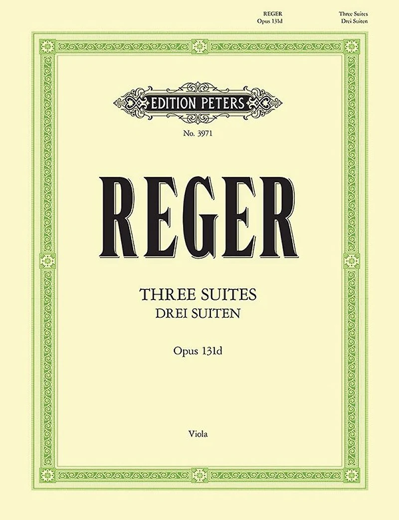 3 Suites for Viola Solo Op. 131d: Sheet
