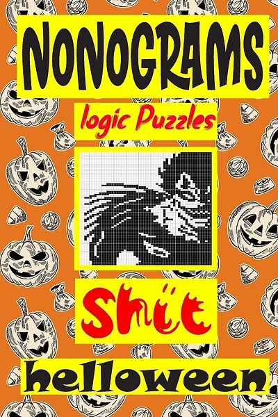 Nonogram logic Puzzle Shit helloween: Japanese Crossword Picture Logic Puzzles giddlers