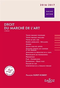 Droit du marché de l'art: 2020-2021