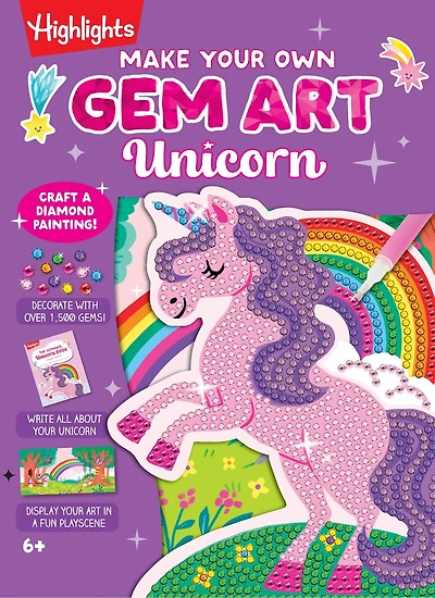Make Your Own Gem Art Unicorn