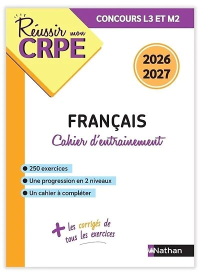 Français: cahier d'entrainement