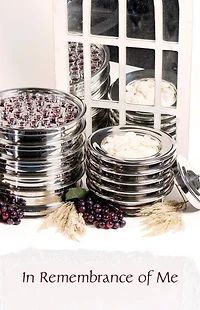 Communion Bulletin: In Remembrance of Me (Package of 100)