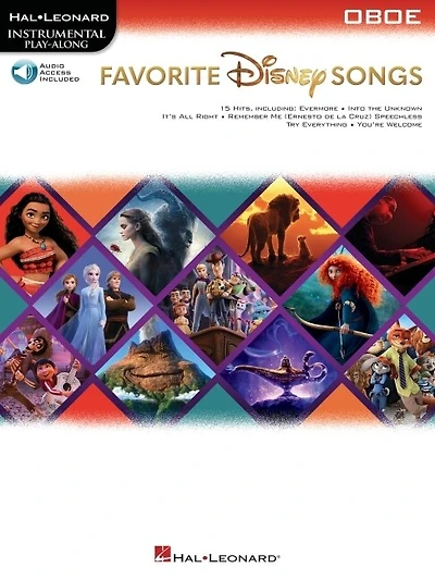 Favorite Disney Songs: Instrumental Play-along For Oboe: Oboe