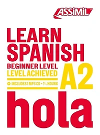 Learn Spanish: beginner level, level achieved A2