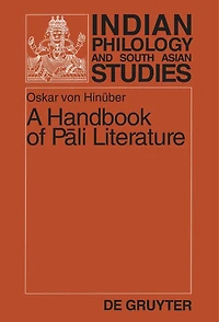 A Handbook of Pali Literature