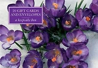 Tin Box of 20 Gift Cards and Envelopes: Crocus: A keepsake tin box featuring 20 high-quality floral gift cards and envelopes