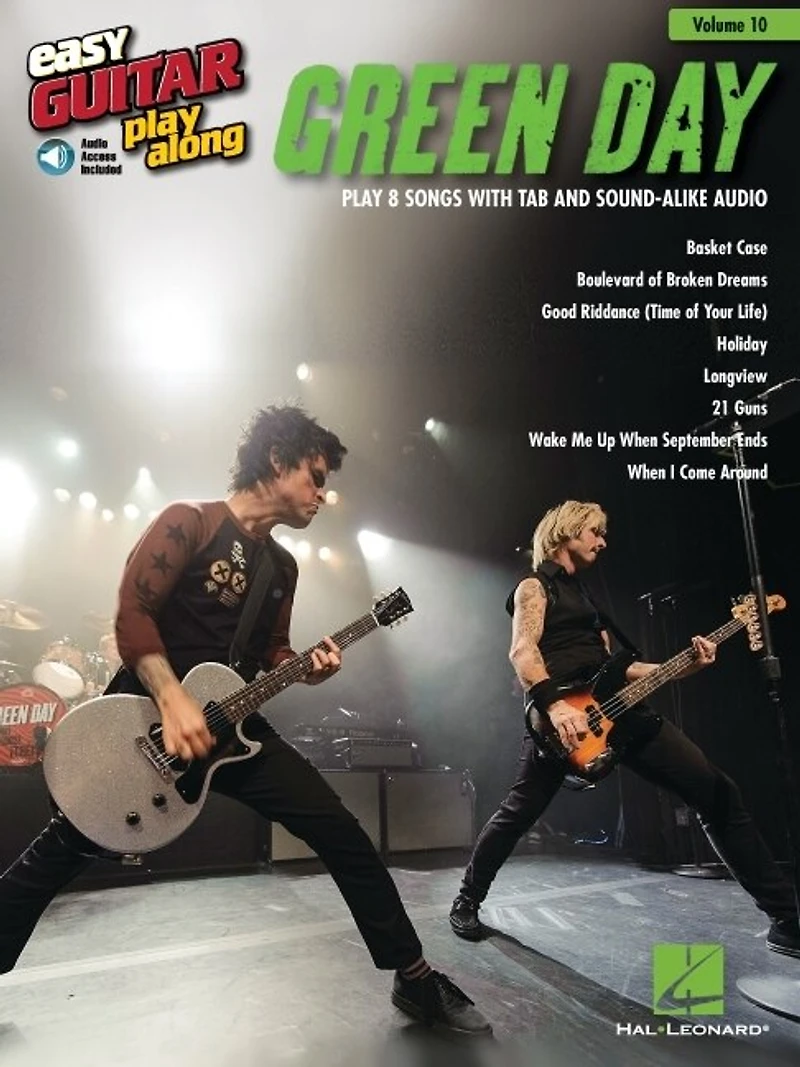 Green Day: Easy Guitar Play-along Volume 10