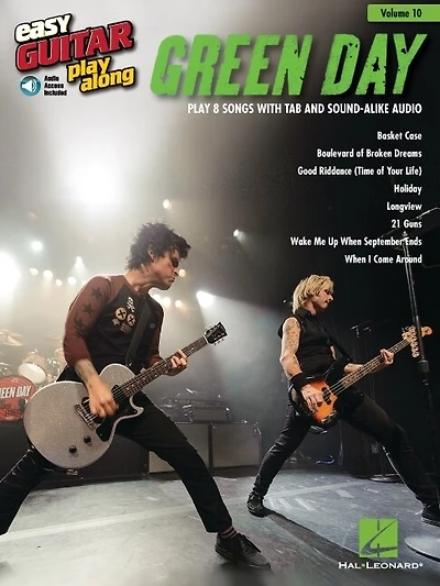 Green Day: Easy Guitar Play-along Volume 10