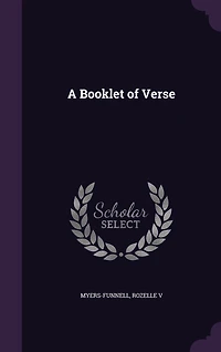 A Booklet of Verse