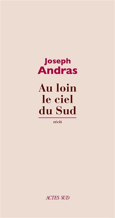 Au loin le ciel du sud: récit