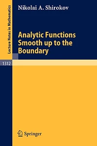 Analytic Functions Smooth up to the Boundary