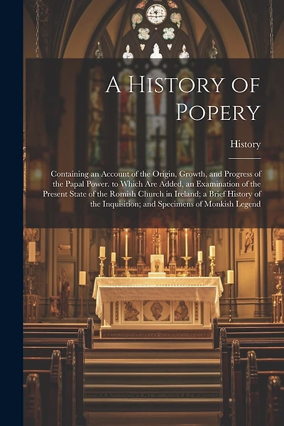 A History of Popery: Containing an Account of the Origin, Growth, and Progress of the Papal Power. to Which Are Added