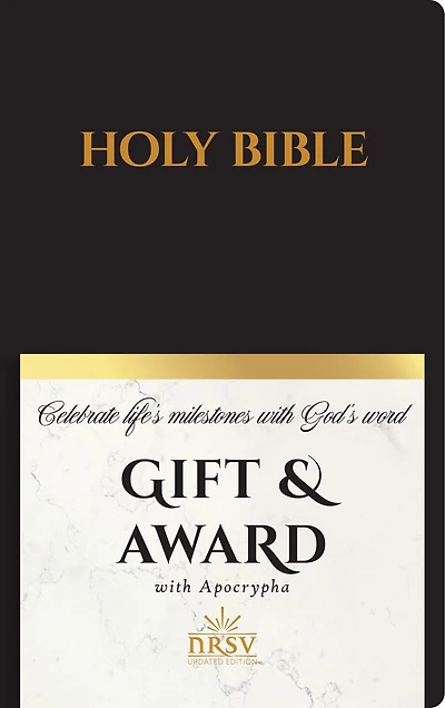 NRSV Updated Edition Gift & Award Bible with Apocrypha (Imitation Leather, Burgundy)