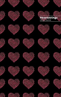 Heartstrings Lifestyle Journal, Blank Notebook, Dotted Lines, 288 Pages, Wide Ruled, 6" X 9" (a5) Hardcover (black Iii)