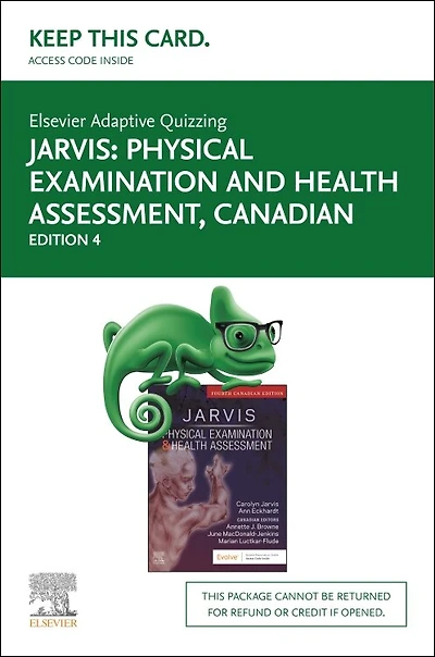 Elsevier Adaptive Quizzing for Physical Examination and Health Assessment, Canadian(Access Card)