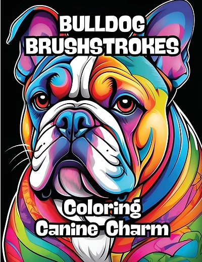Bulldog Brushstrokes: Coloring Canine Charm