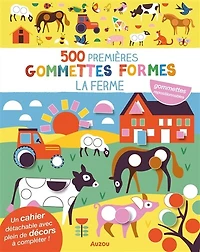 500 premières gommettes formes - ferme: La Ferme