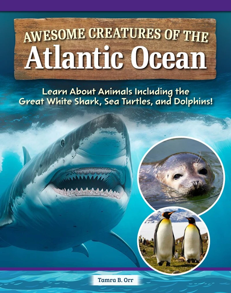 Awesome Creatures of the Atlantic Ocean: Learn About Animals Including Great White Shark, Sea Turtles