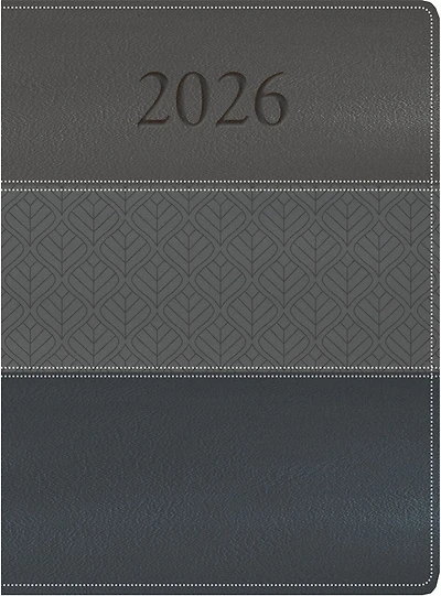 2026 Agenda Ejecutiva - Tesoros de Sabiduría - Grises: Agenda ejecutivo con pensamientos motivadores