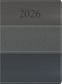 2026 Agenda Ejecutiva - Tesoros de Sabiduría - Grises: Agenda ejecutivo con pensamientos motivadores