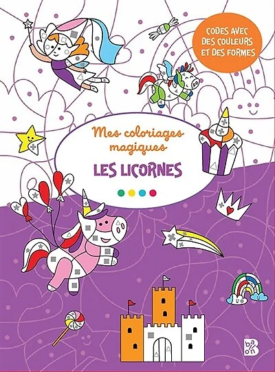 Coloriages magiques: Licornes 3+