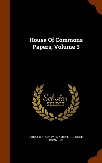 House Of Commons Papers