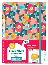 Agenda familial pocket Mémoniak 2026: septembre 2025-décembre 2026