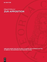 Zur Apposition